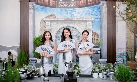 Người đẹp Tiểu Vy, Bảo Ngọc, Hoàng My tham dự Lễ hội cà phê