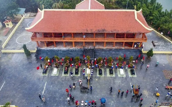 Về đền Chín Gian xem nghi lễ Dâng trâu tế trời, kết nối chín mường người Thái xứ Thanh